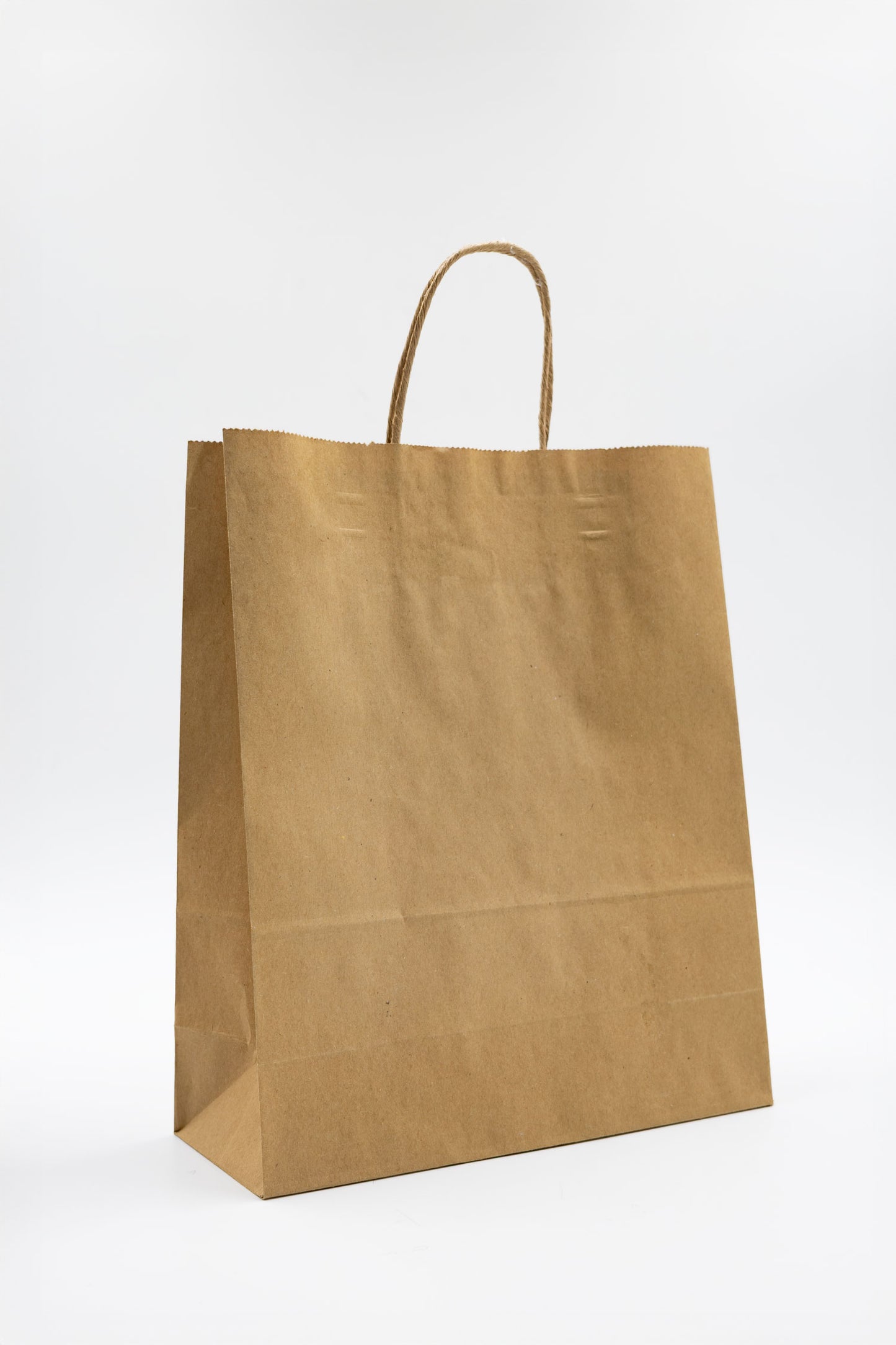 Pack de 25 Bolsas de Papel Kraft con Asas Trenzadas